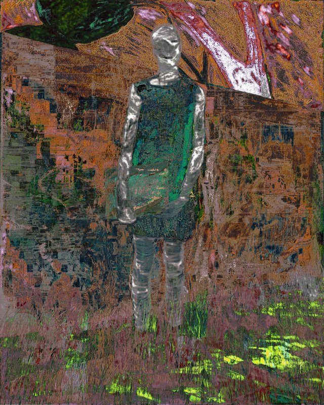 Alex Fischer, In a Dream About a Ghost, 2016-05-05, 72×57½″ / 1829×1460㎜, print